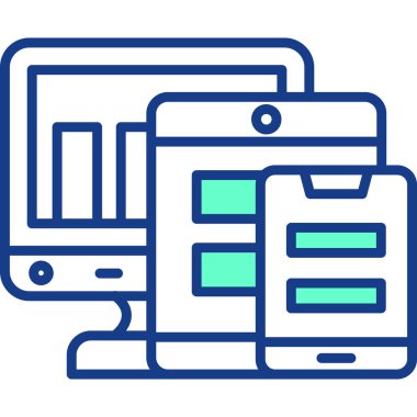 Web sayfası simgesi, vektör illüstrasyonu