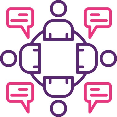 Seo simgesinin vektör illüstrasyonu