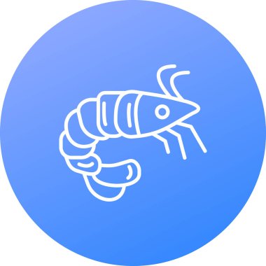 mavi balık simgesi yumuşak mavi arkaplanda izole edilmiş modada düz