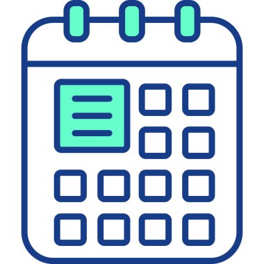 Hesap makinesi. Web simgesi basit illüstrasyon