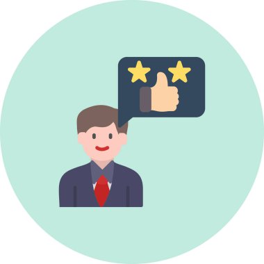 Geri besleme vektörü düz renk simgesi