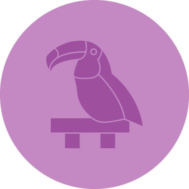 kuşun vektör simgesi