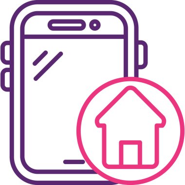 cep telefonu ikonu vektör illüstrasyonu