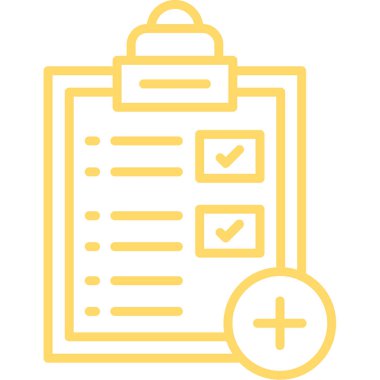 liste simgesi, vektör illüstrasyonu