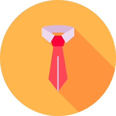 Kravat. Web simgesi basit illüstrasyon