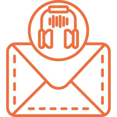 E- posta simgesi vektör illüstrasyonu