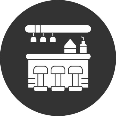 Modern yapı simgesinin vektör illüstrasyonu