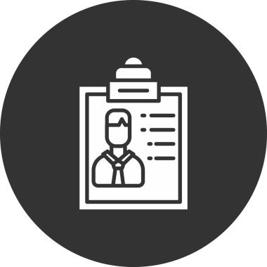 belge simgesi vektör illüstrasyonu