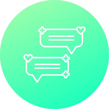 Konuşma baloncuğunun vektör çizimi