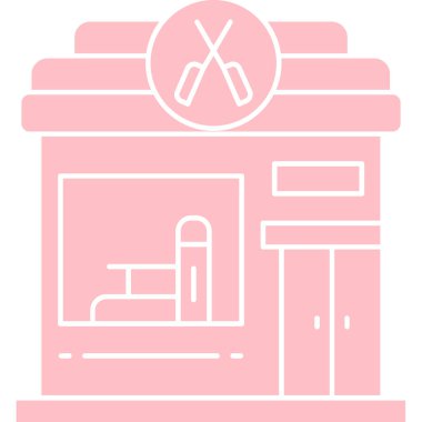 Bir ev simgesinin vektör illüstrasyonu