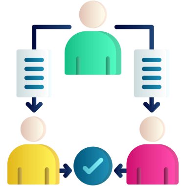 Sosyal ortam vektör simgesi, illüstrasyon