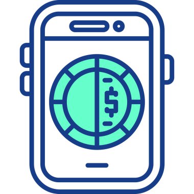 Mobil Para. Basit tasarım