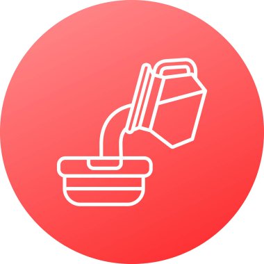 Gıda simgesinin vektör illüstrasyonu