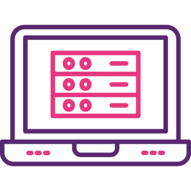 dizüstü bilgisayar simgesi - ana hatları