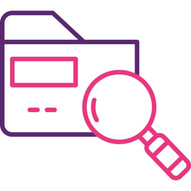 Ara. Web simgesi basit illüstrasyon