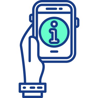 mobil simge vektör illüstrasyonu