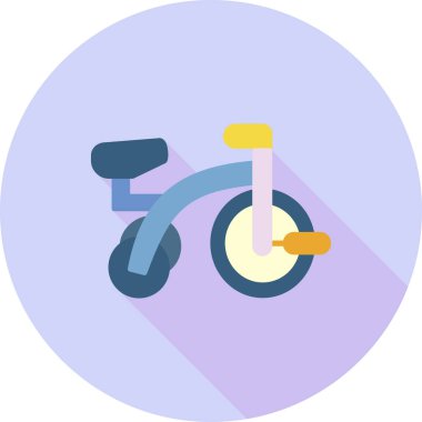 Bisiklet. Web simgesi basit illüstrasyon