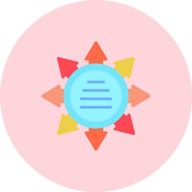 Modern basit simgenin vektör illüstrasyonu