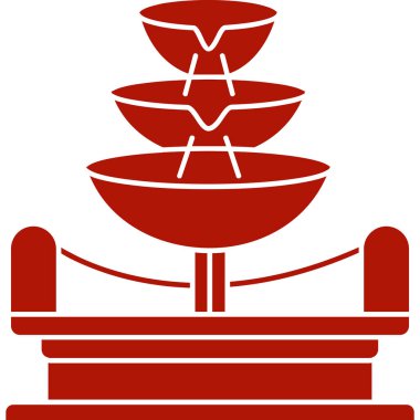 Çin tapınağı ikon vektörü