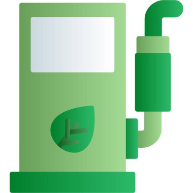 Yeşil enerji simgesinin vektör illüstrasyonu