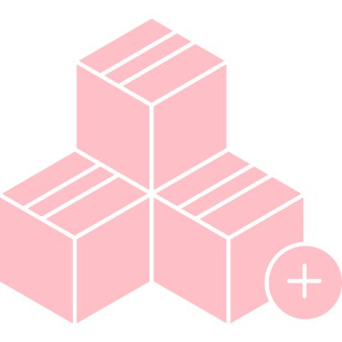 karton kutuların vektör simgesi