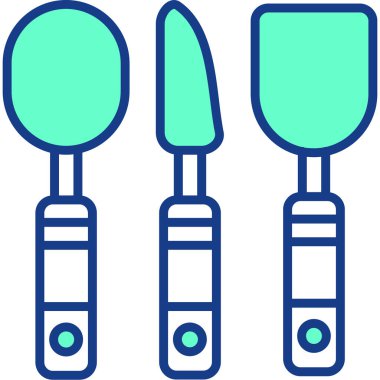 Çizgi film simgesinin vektör çizimi