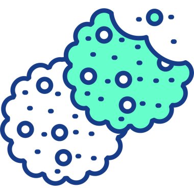 Bakteri. Basit simge basit tasarımı