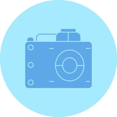 kamera simgesi, vektör illüstrasyonu basit tasarım