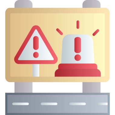 Trafik ışıkları düz tasarım simgesi