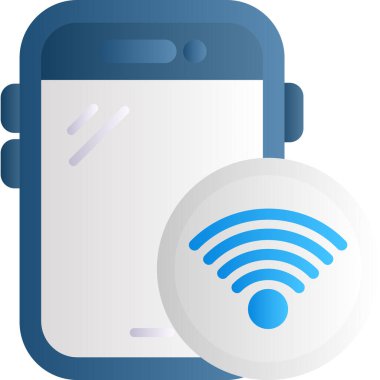 wifi vektör simgesi modern basit vektör çizimi