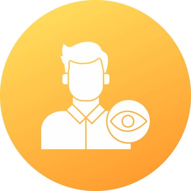 Göz. Web simgesi basit tasarım