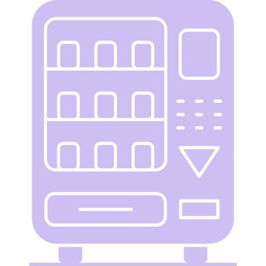 Mikrodalganın basit vektör simgesi