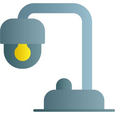 Lamba ışığı simgesi düz stil