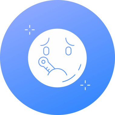 üzgün yüz simgesi ikon vektör taslağı çizimi