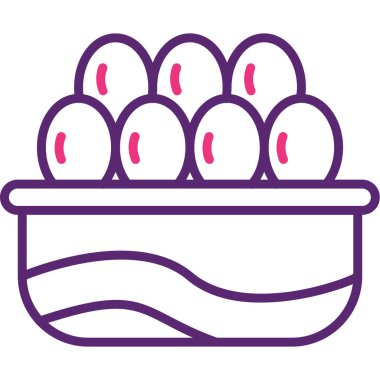 Modern simgenin vektör illüstrasyonu