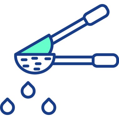 Su. Web simgesi basit illüstrasyon