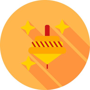 Noel dekorasyonu düz simge, vektör, illüstrasyon