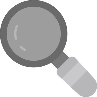 yakınlaştırma cam simgesi, vektör illüstrasyonu