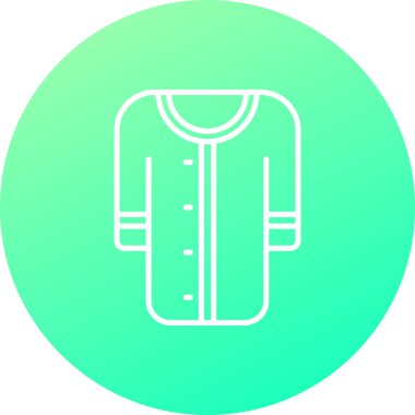 Eşsiz Gömlek Vektör Satırı Simgesi