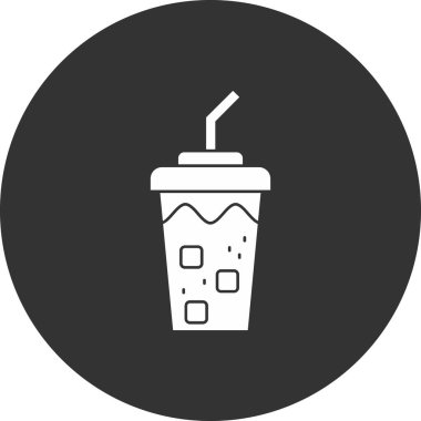 Kahve. Web simgesi basit illüstrasyon