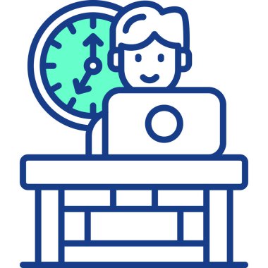 Bilgisayar. Web simgesi basit illüstrasyon