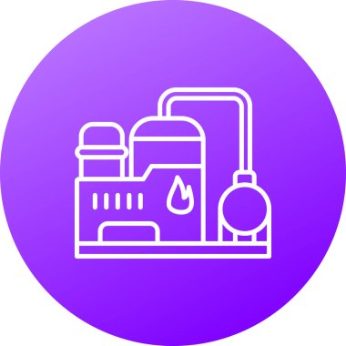 vektör benzin istasyonu simgesi