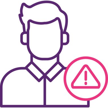 kullanıcı. Web simgesi basit illüstrasyon