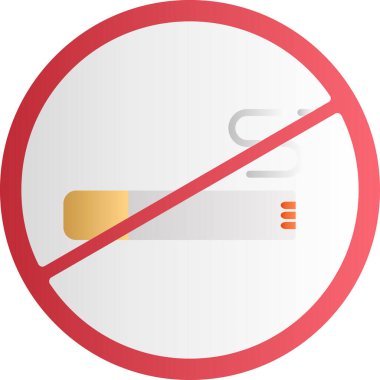 Yasak kart. Basit tasarım