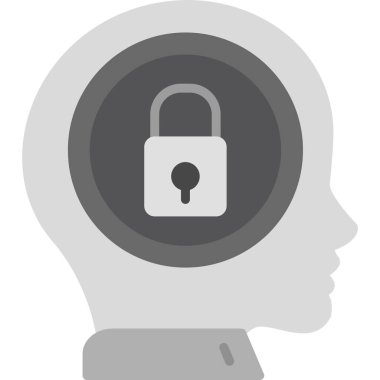 ikon vektör illüstrasyonunu kilitle