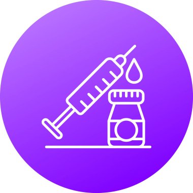 Bırakma simgesi için illüstrasyon şişesi