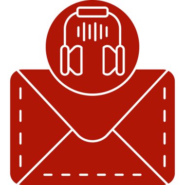 e-posta simgesi ana hat biçiminde