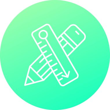 Modern eğitim ikonunun vektör illüstrasyonu