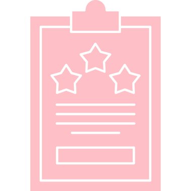 Rozet. Web simgesi basit illüstrasyon