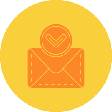 E-posta. Web simgesi basit illüstrasyon